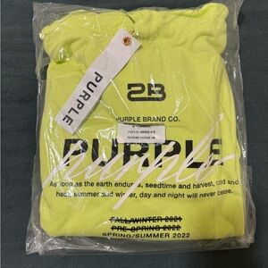 Purple Label Yellow Hoodie